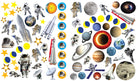 Eyelike Stickers Space by Workman Publishing 1
