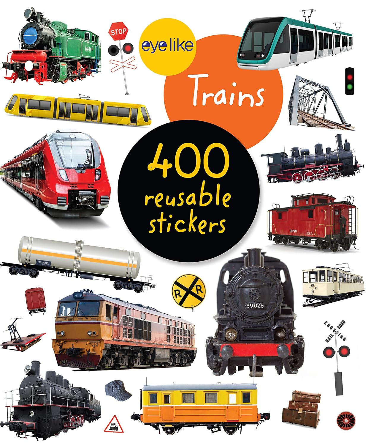 Eyelike Stickers: Trains-by-Workman Publishing