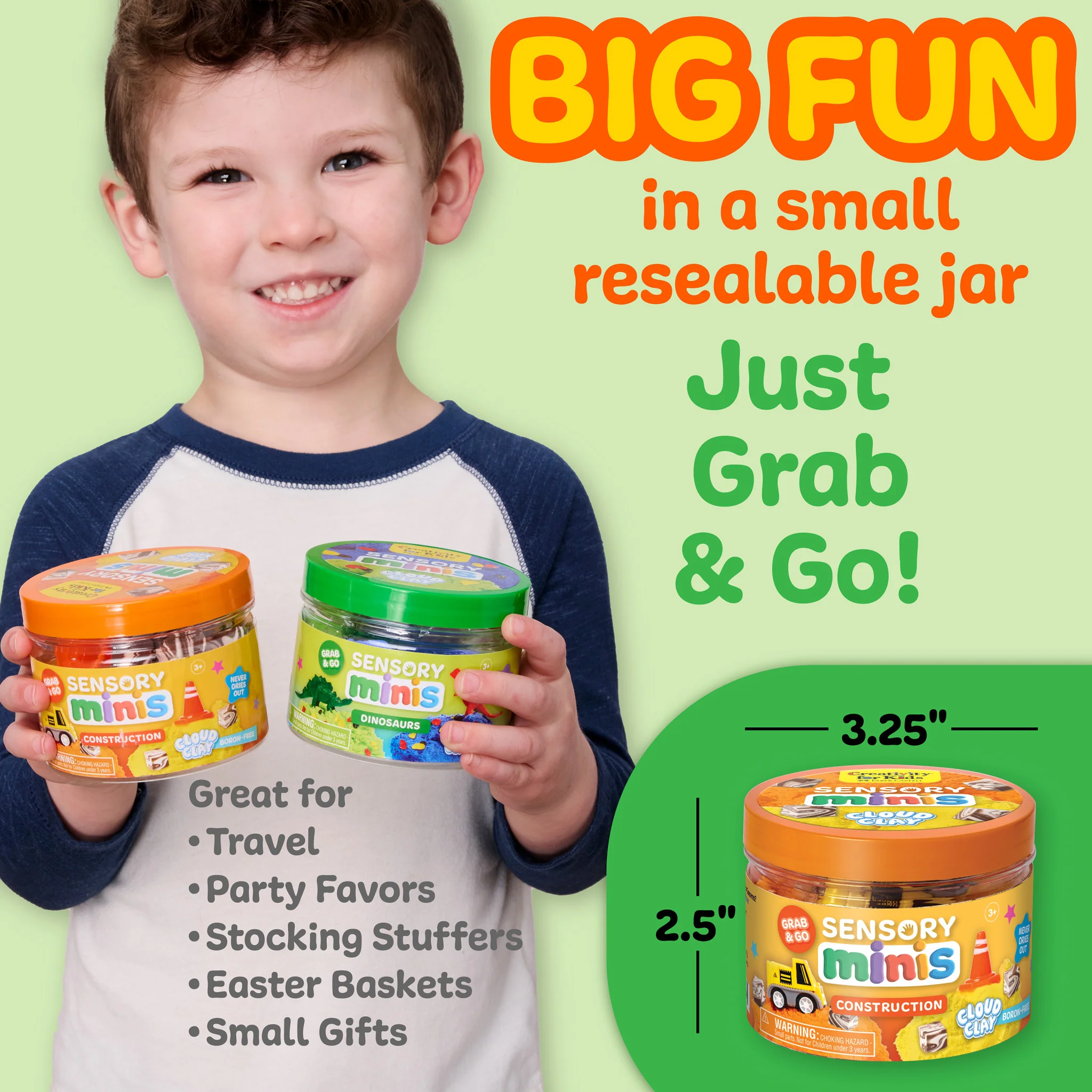 Sensory Minis - Construction by Creativity for Kids