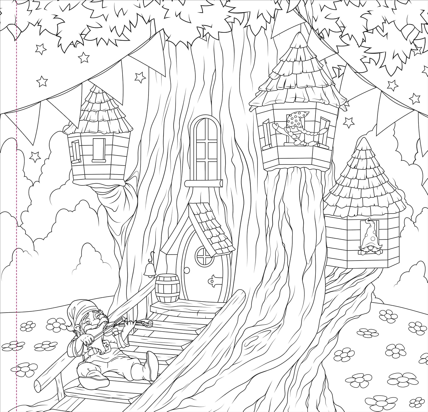 Enchanted Kingdom Adult Coloring Book by Peter Pauper Press