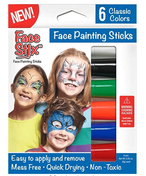 Face Paint Stix Set of 6 by The Pencil Grip