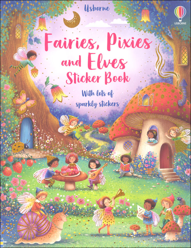 Fairies Pixies and Elves Sticker Book by Usborne