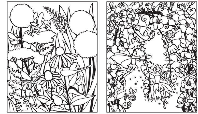 Fairy Gardens Magic Painting Book by Usborne 2