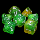 Fairy Tinker RPG Dice Set YellowGreen Shimmer by Foam Brain Games 2
