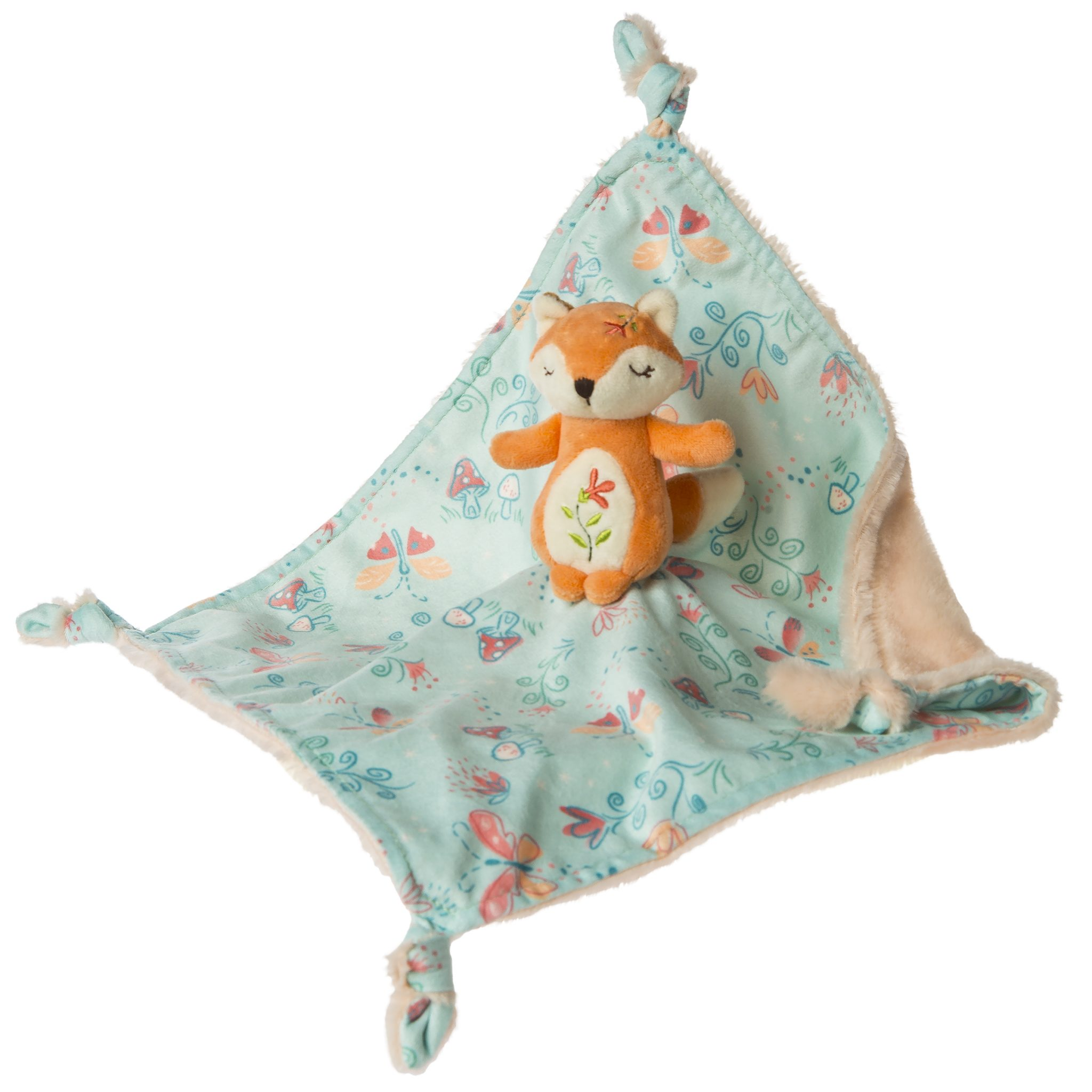 Fairyland Fox Character Blanket – 13×13″ by Mary Meyer