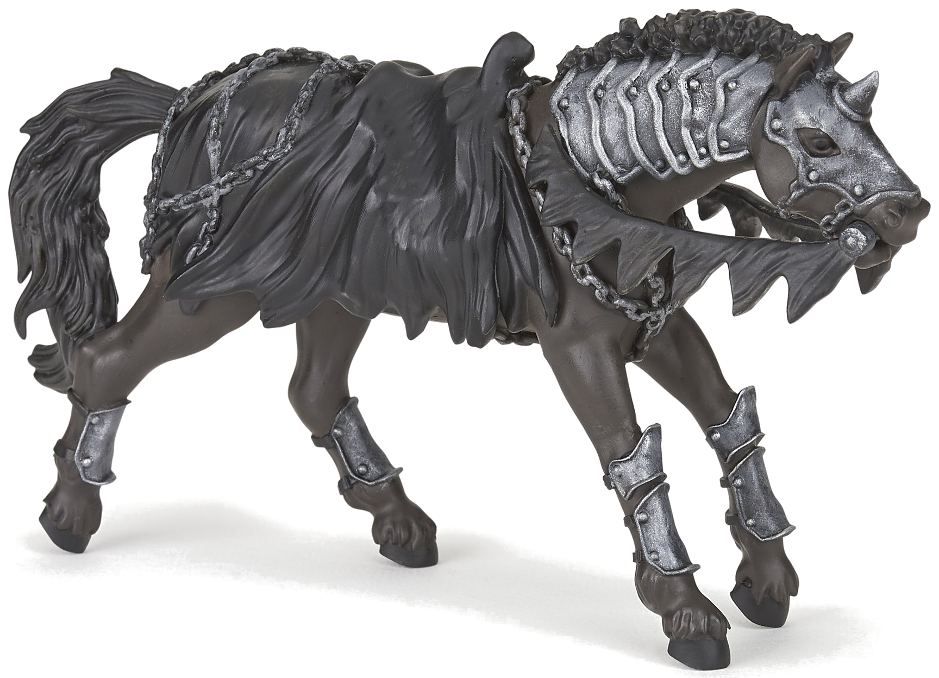 Fantasy Horse with Black Armor – A2Z Science & Toys