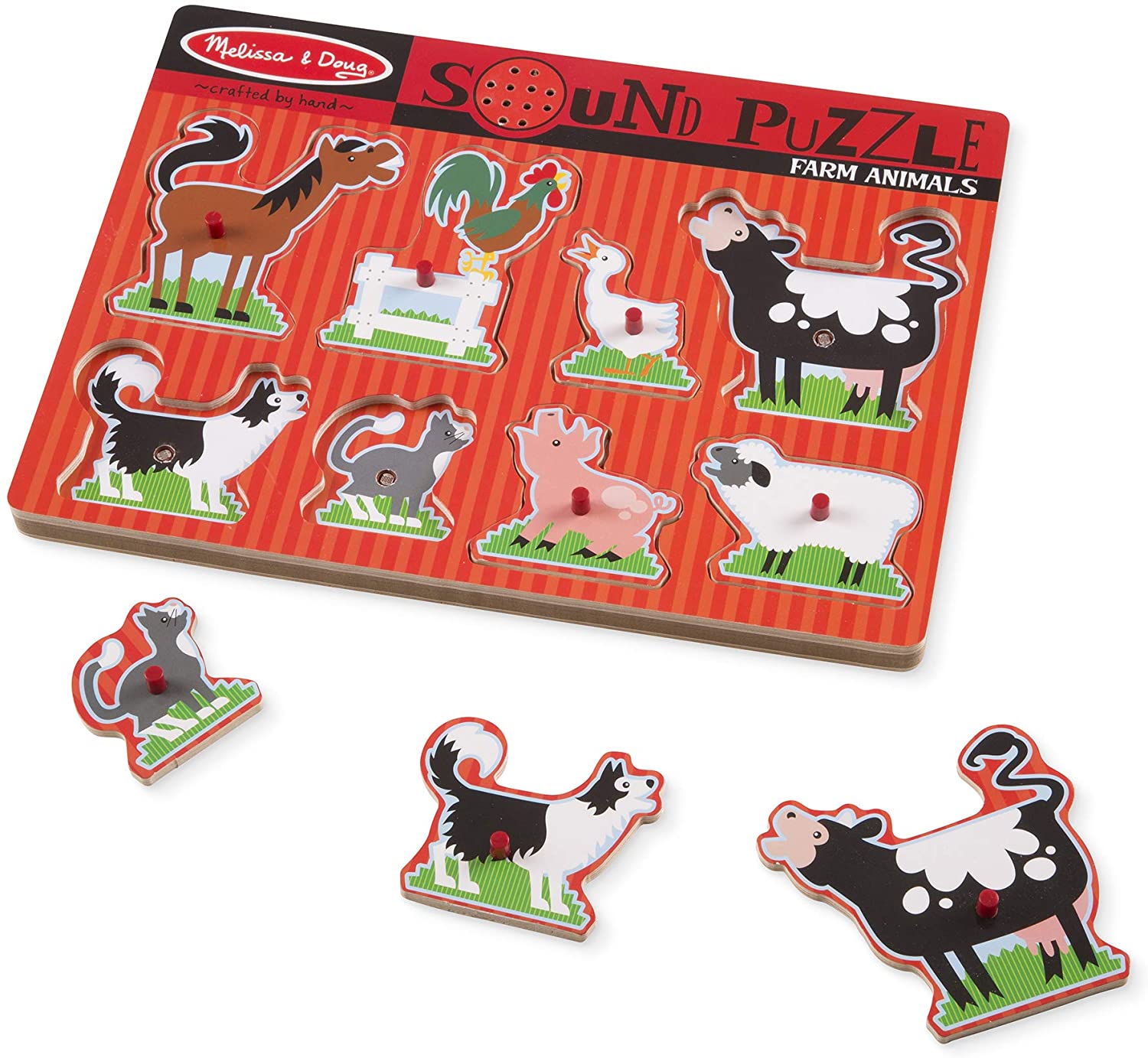 Farm Animals Sound Puzzle by Melissa Doug 1