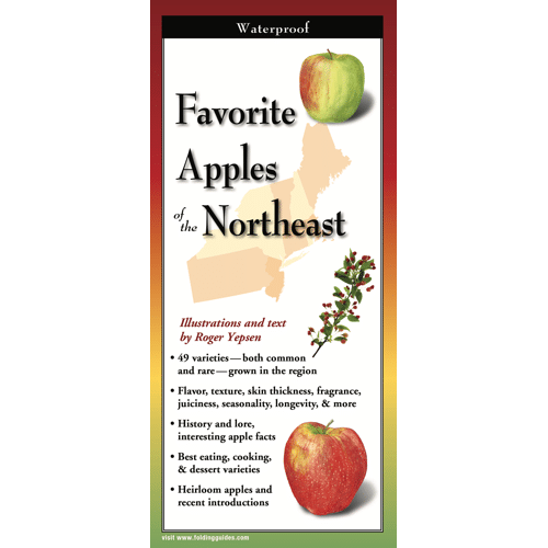 Favorite Apples of the Northeast Folding Guide by Earth Sky Water