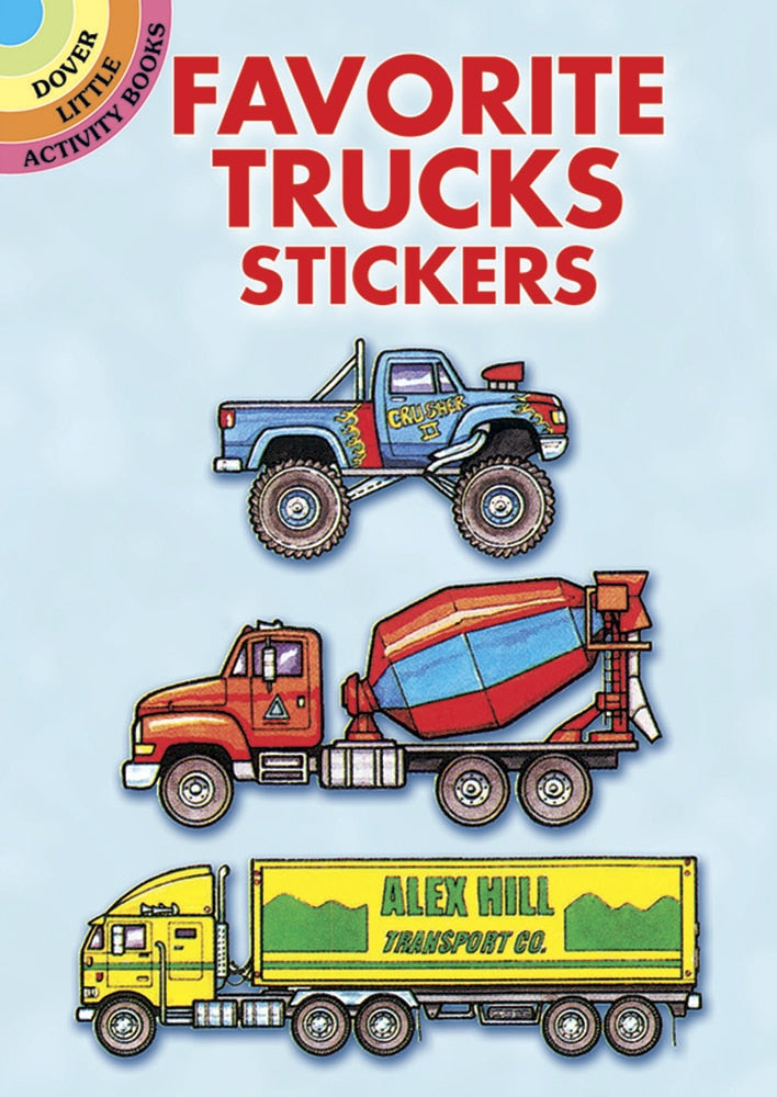 Favorite Trucks Stickers by Dover Publications