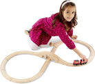 Figure 8 Wooden Train Set by Melissa Doug 3