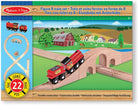 Figure 8 Wooden Train Set by Melissa Doug