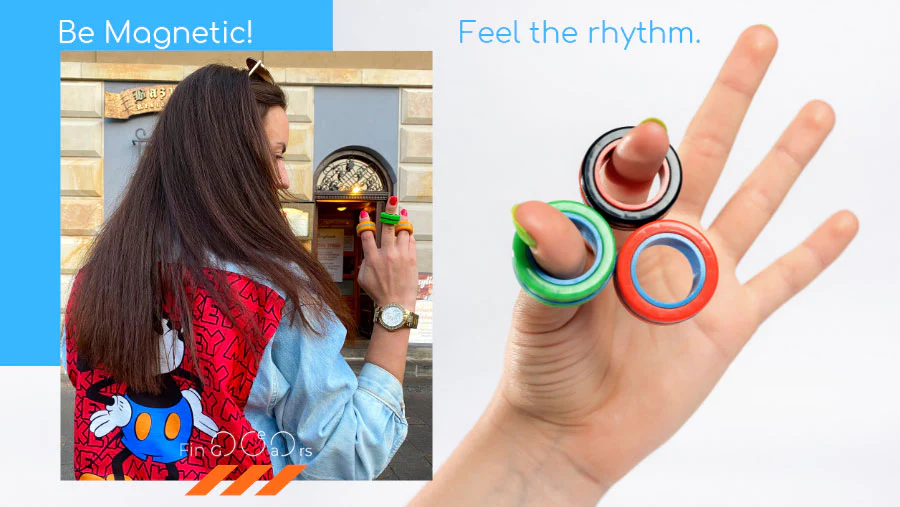 Fingears Medium OrangeGreen by Blue Orange 1