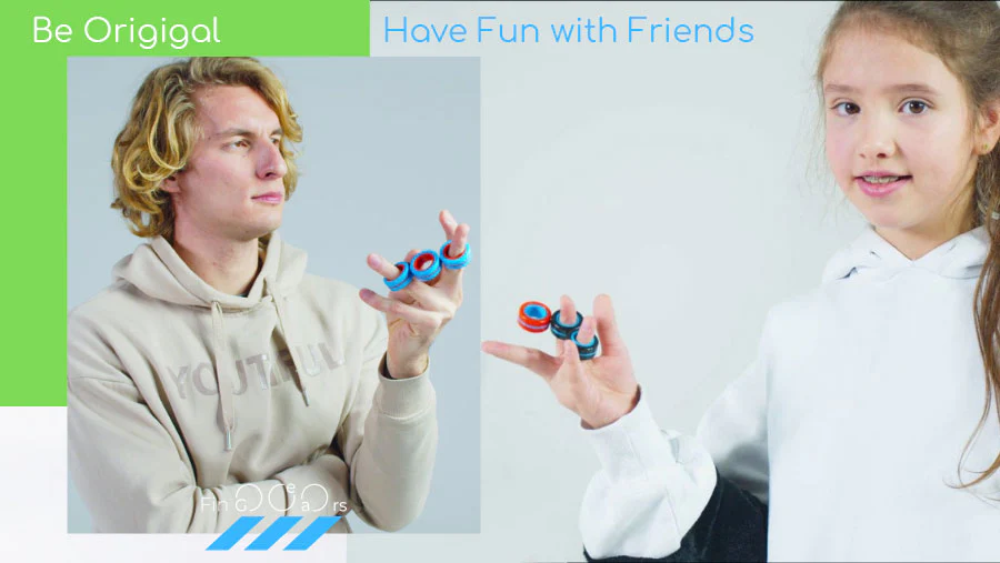 Fingears Medium OrangeGreen by Blue Orange 4