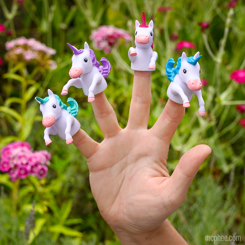 Finger Unicorns by Archie McPhee 1