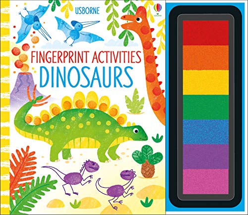 Fingerprint Activities Dinosaurs by Usborne