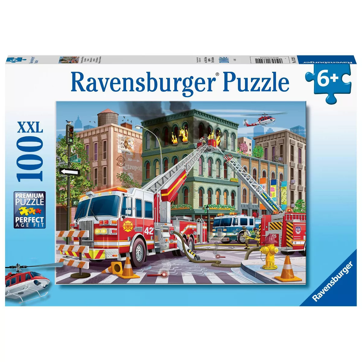 Fire Truck Rescue 100pc Puzzle-by-Ravensburger