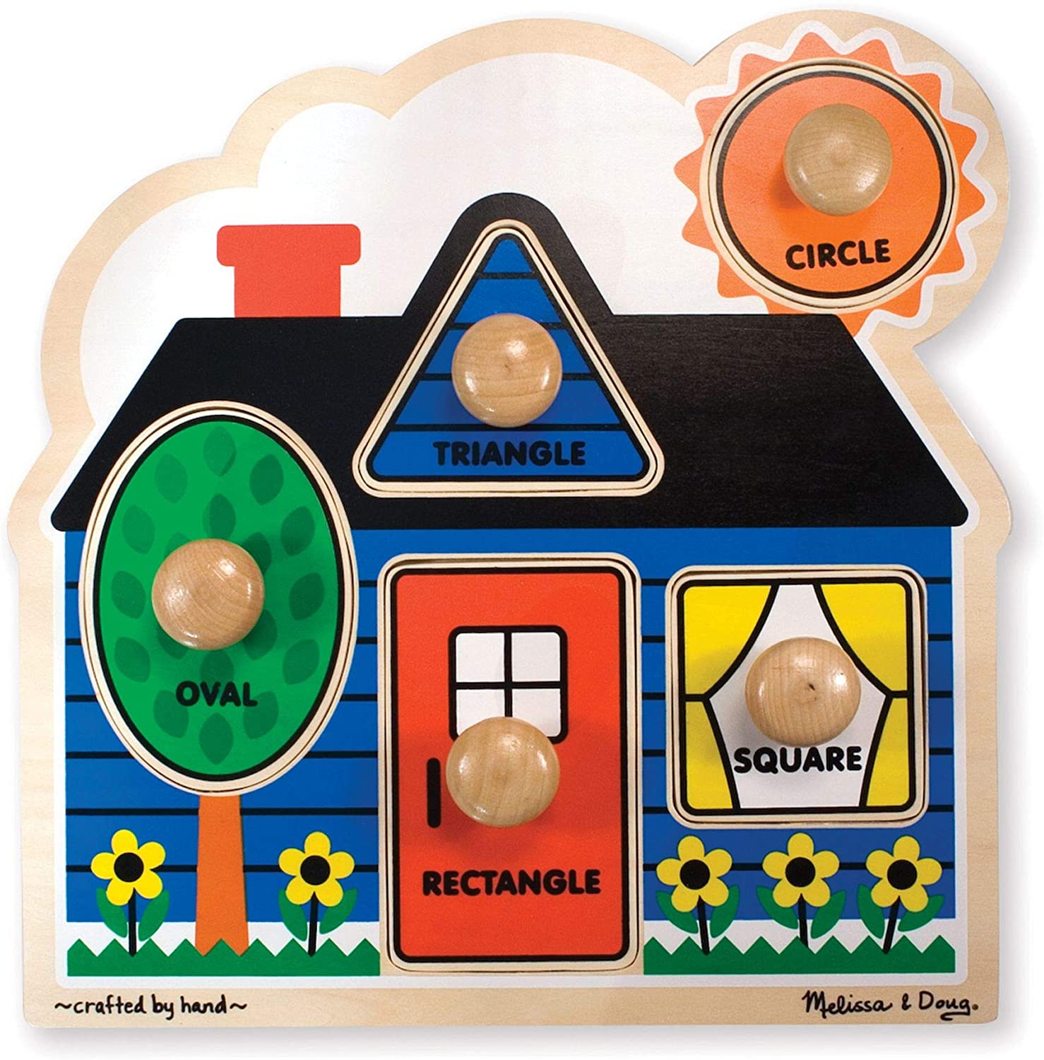 First Shapes Jumbo Knob Puzzle by Melissa Doug