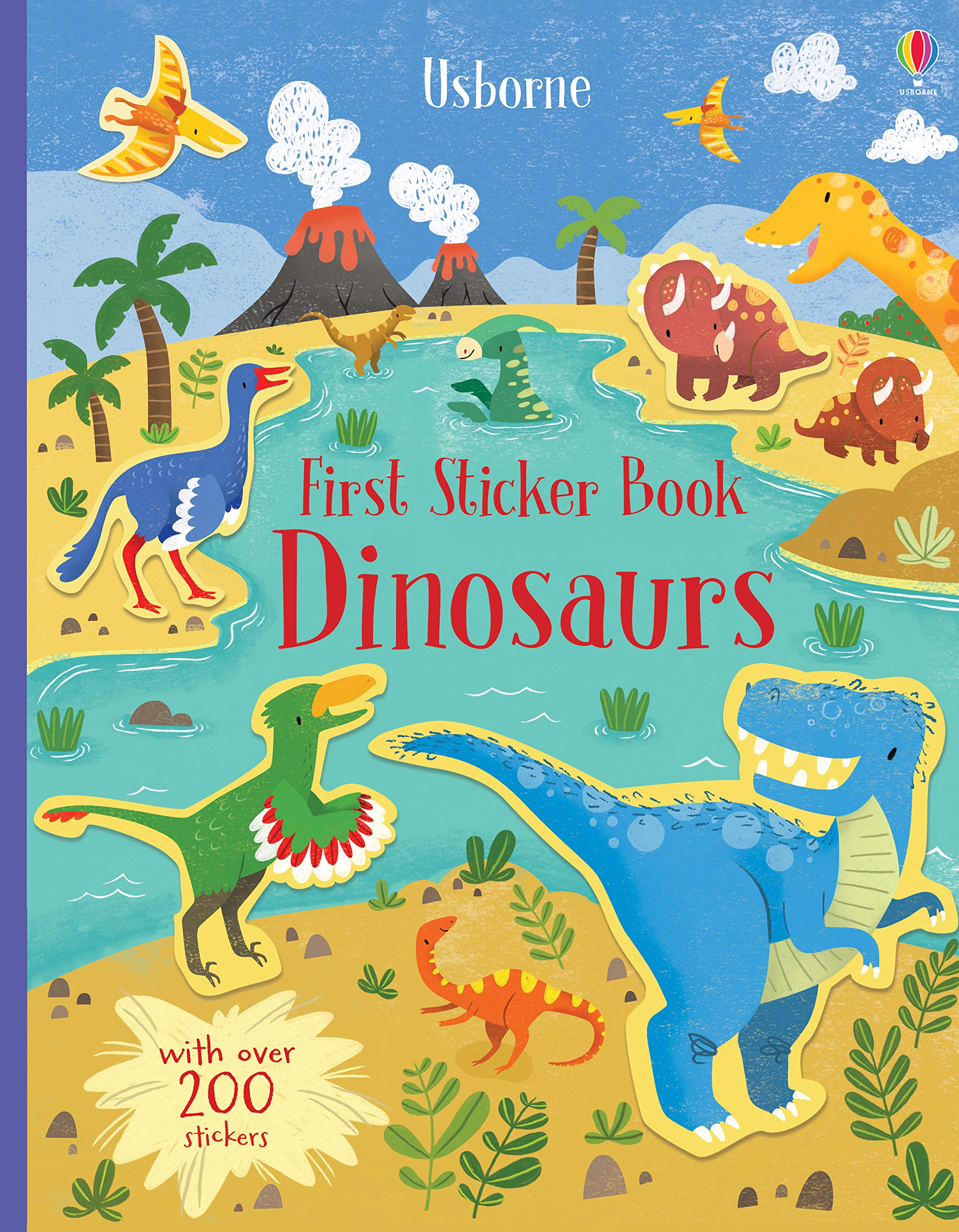 First Sticker Book Dinosaurs by Usborne