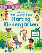 First Sticker Book Starting Kindergarten-by-Usborne