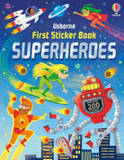 First Sticker Book Superheroes-by-Usborne