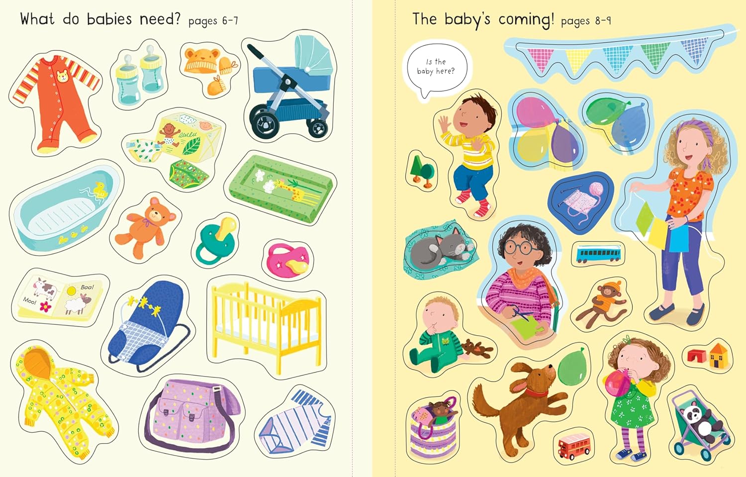 First Sticker Book The New Baby – A2Z Science & Toys
