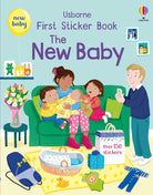 First Sticker Book The New Baby-by-Usborne