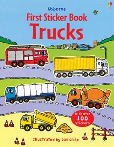 First Sticker Book Trucks by Usborne
