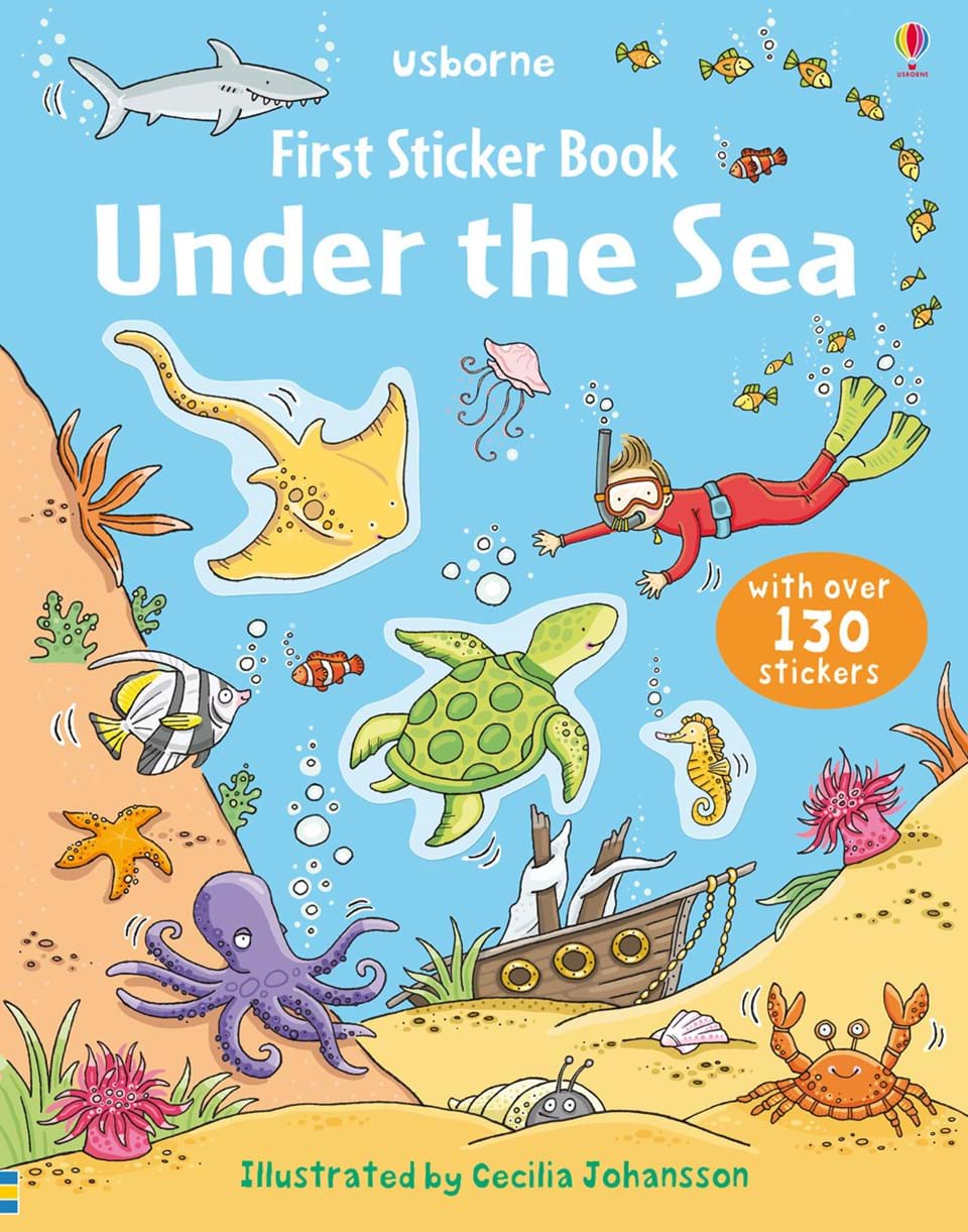 First Sticker Book Under the Sea by Usborne