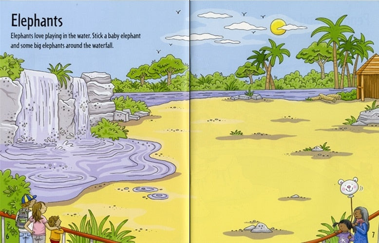 First Sticker Book Zoo by Usborne 2