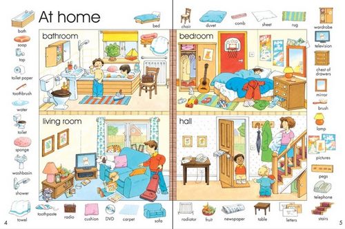 First Thousand Words in English by Usborne 2