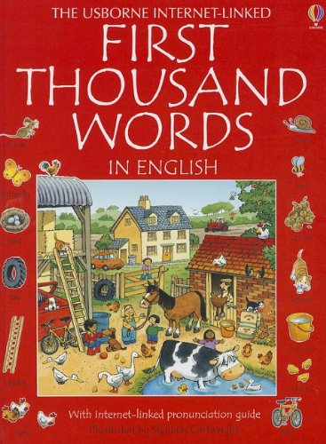 First Thousand Words in English by Usborne