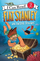 Flat Stanley and the Lost Treasure (I Can Read Level 2)-by-Harper Collins