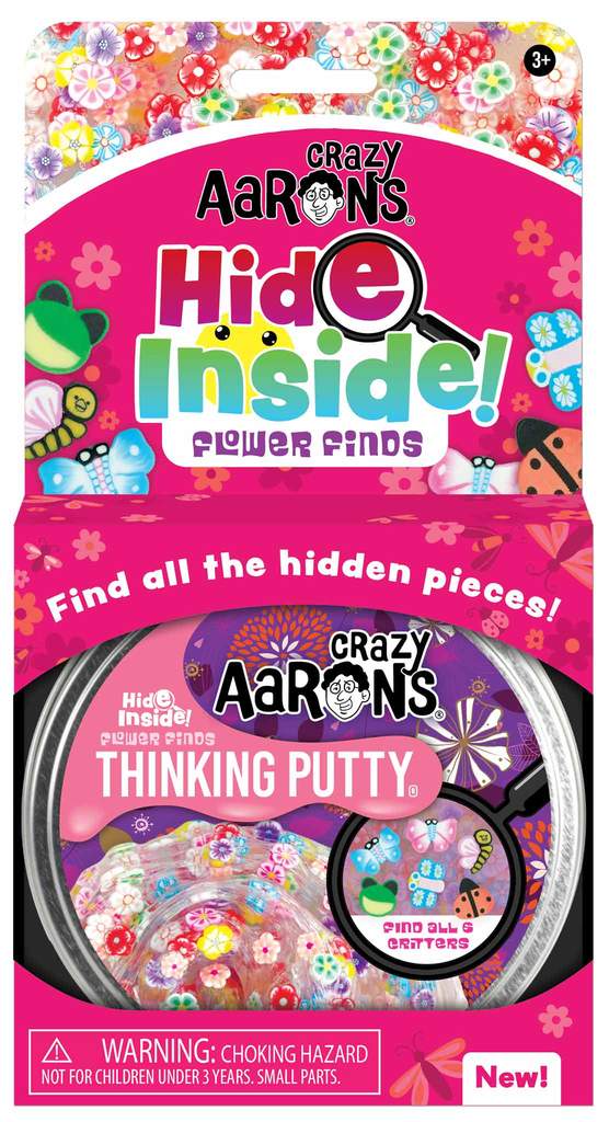 Flower Finds Thinking Putty Hide Inside Series by Crazy Aarons Putty World