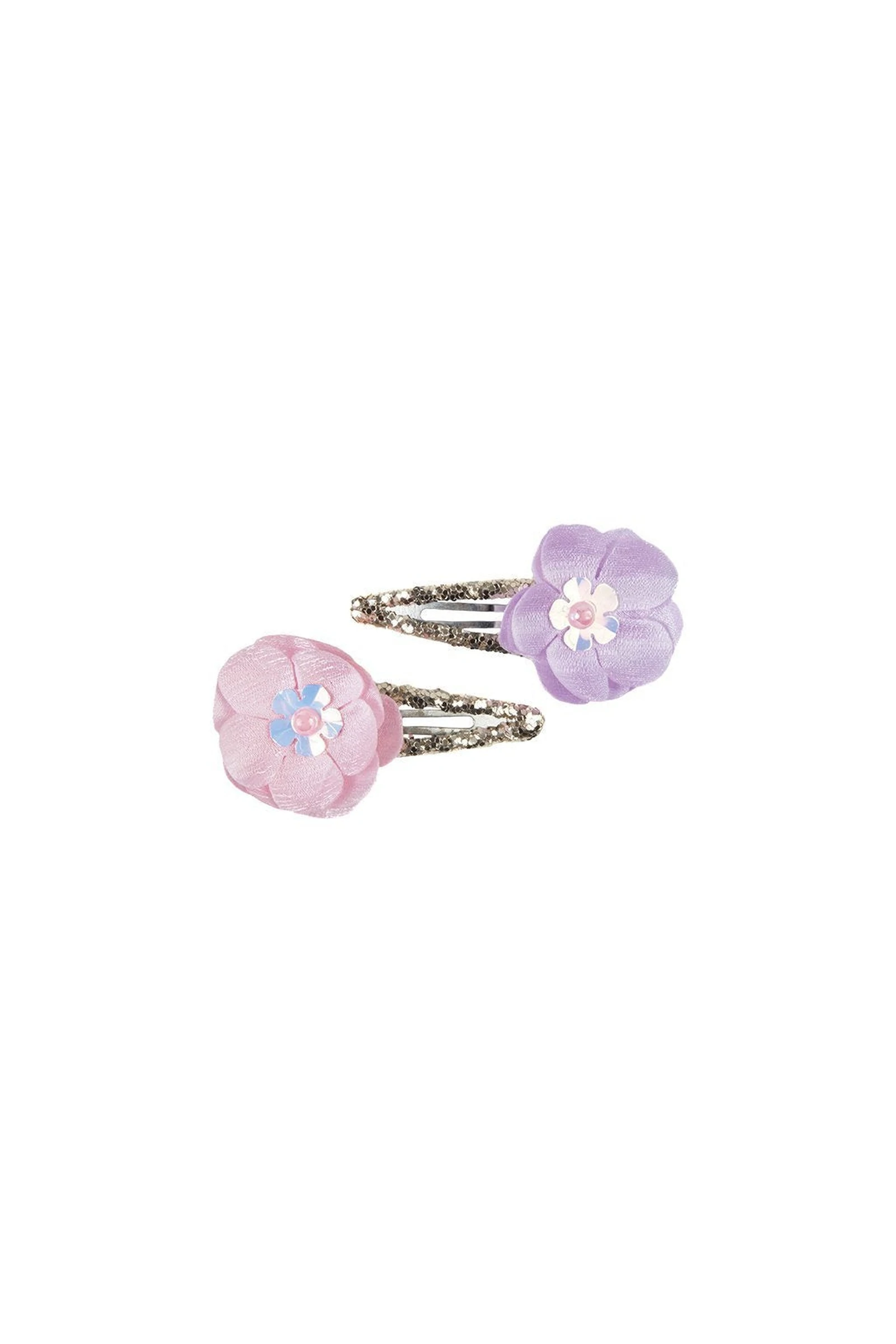 Flower Sparkle Hairclips by Great Pretenders
