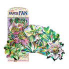 Flowers Paper Fan-by-eeBoo