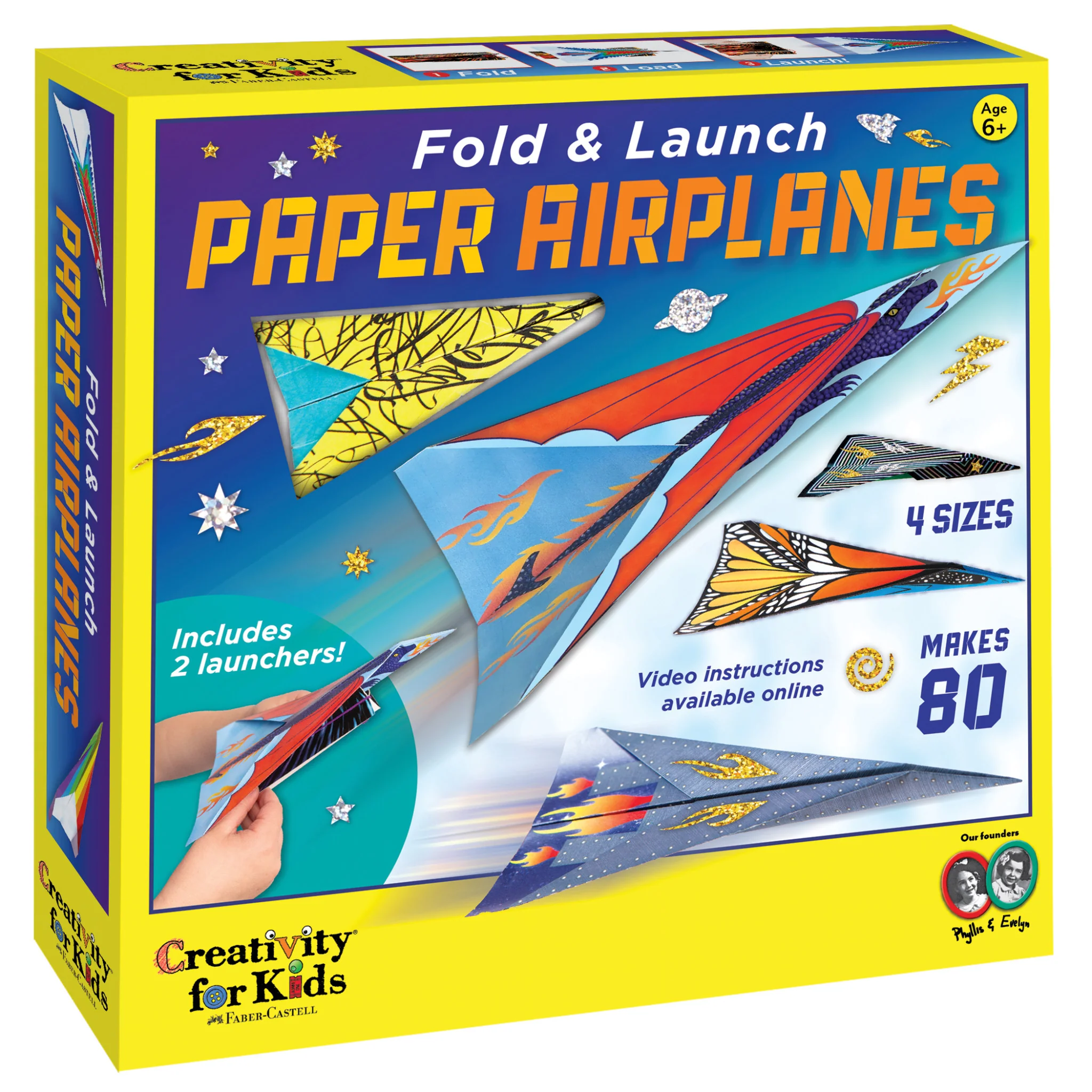 Fold & Launch Paper Airplanes-by-Creativity for Kids