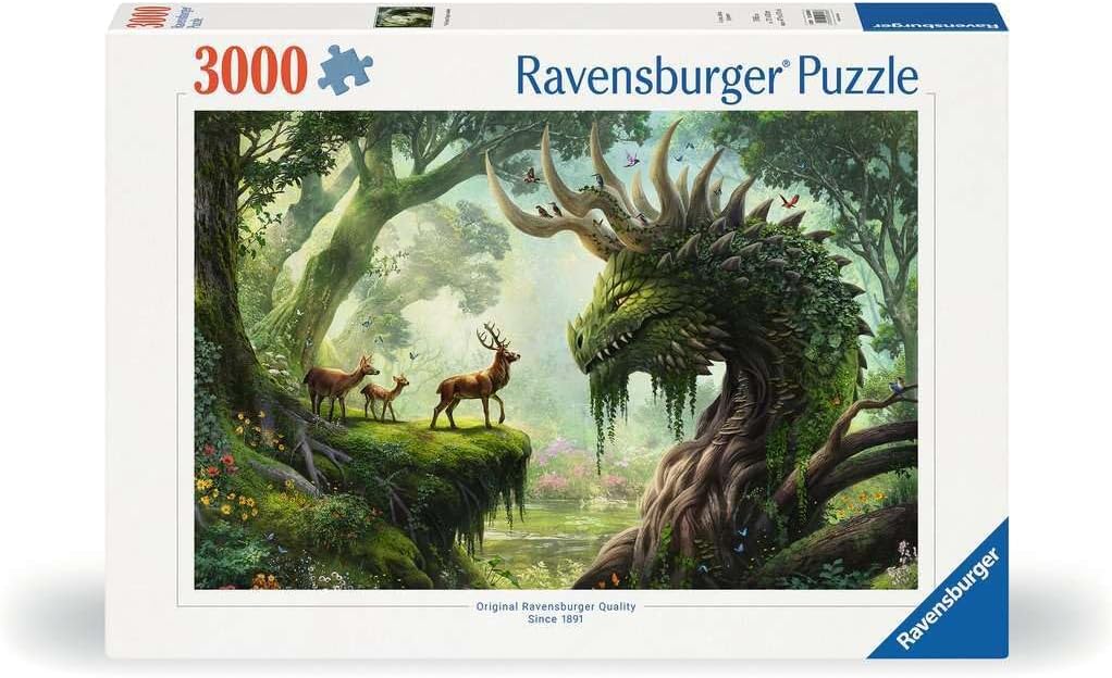 Forest Dragon Awakes 3000pc Puzzle-by-Ravensburger
