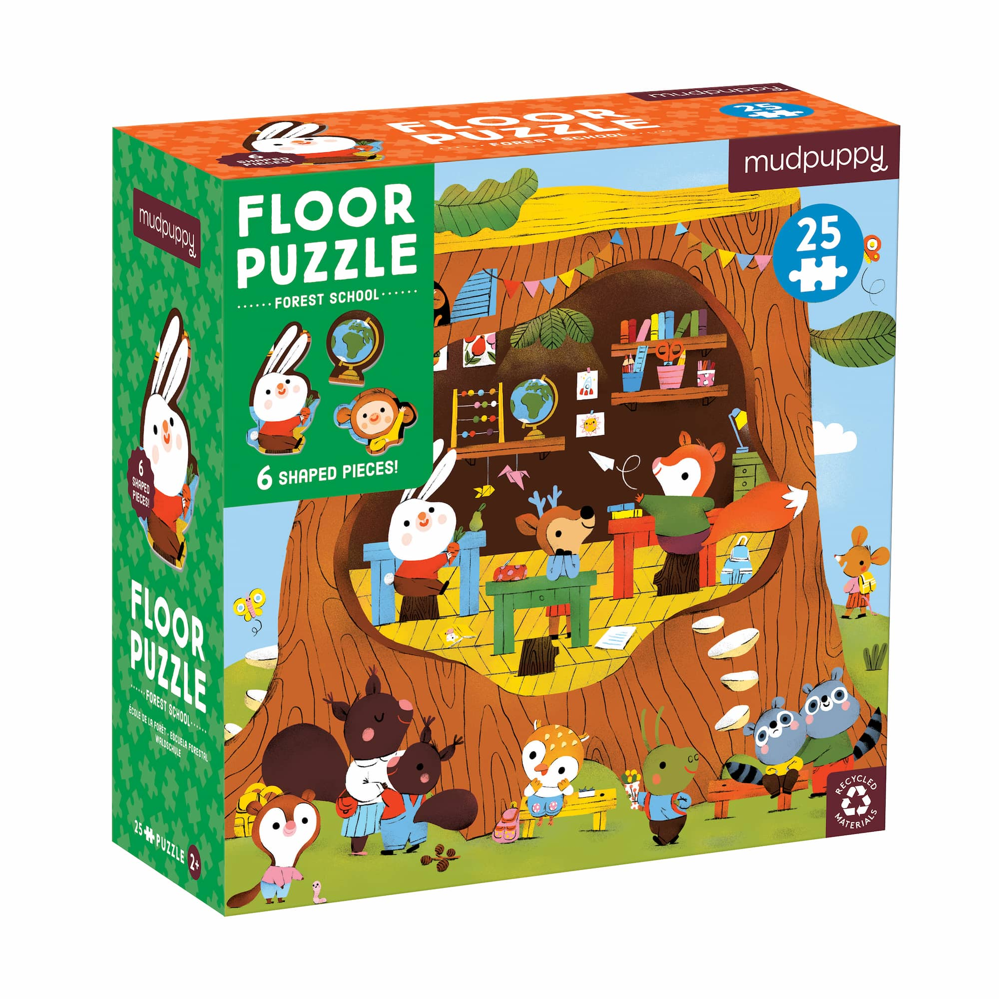 Forest School 25pc Floor Puzzle-by-Mudpuppy