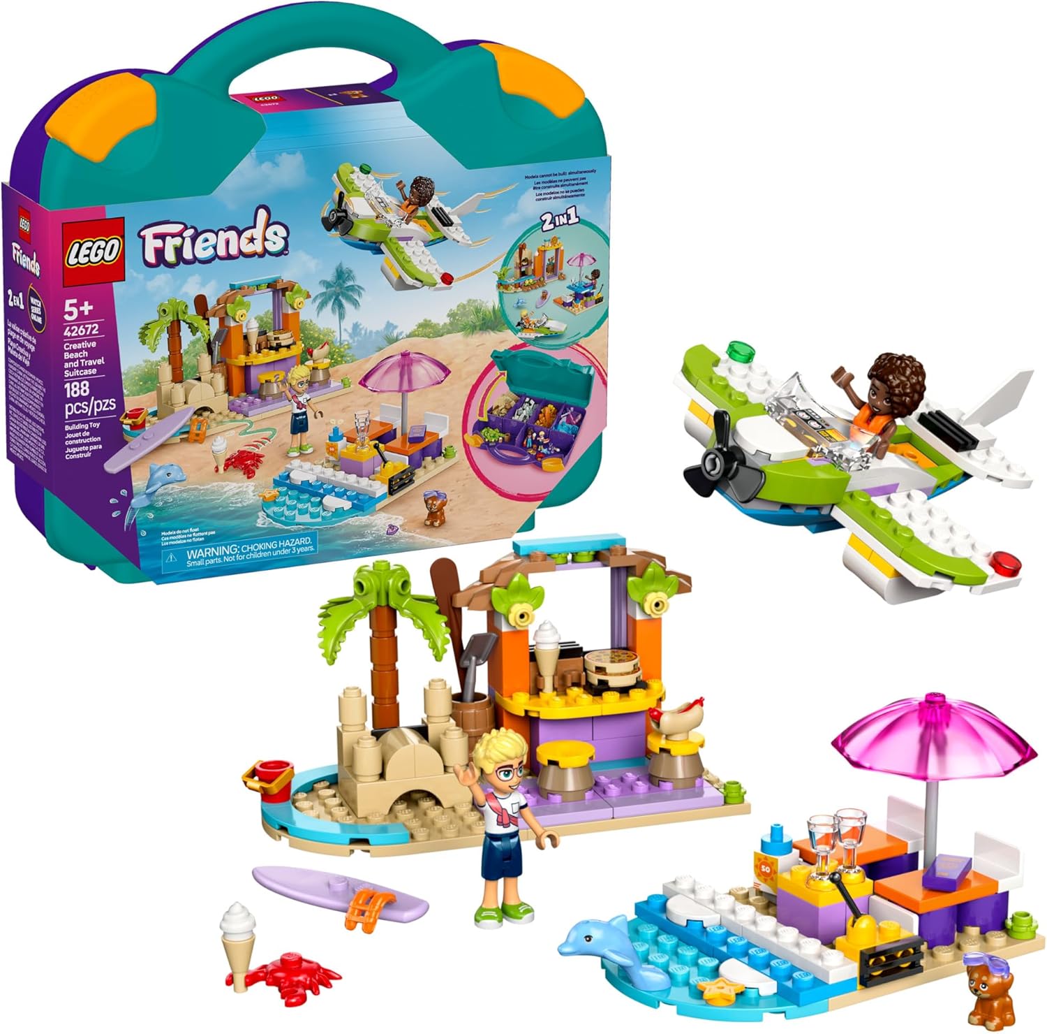 Friends Creative Beach and Travel Suitcase-by-Lego