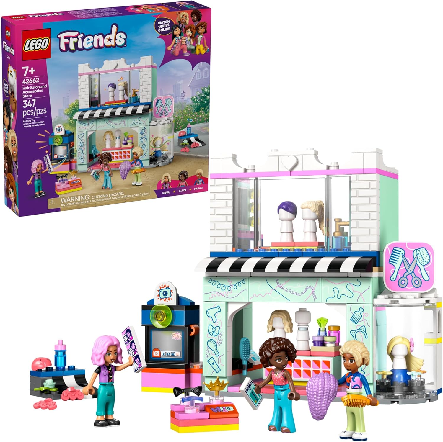Friends Hair Salon and Accessories Store-by-Lego
