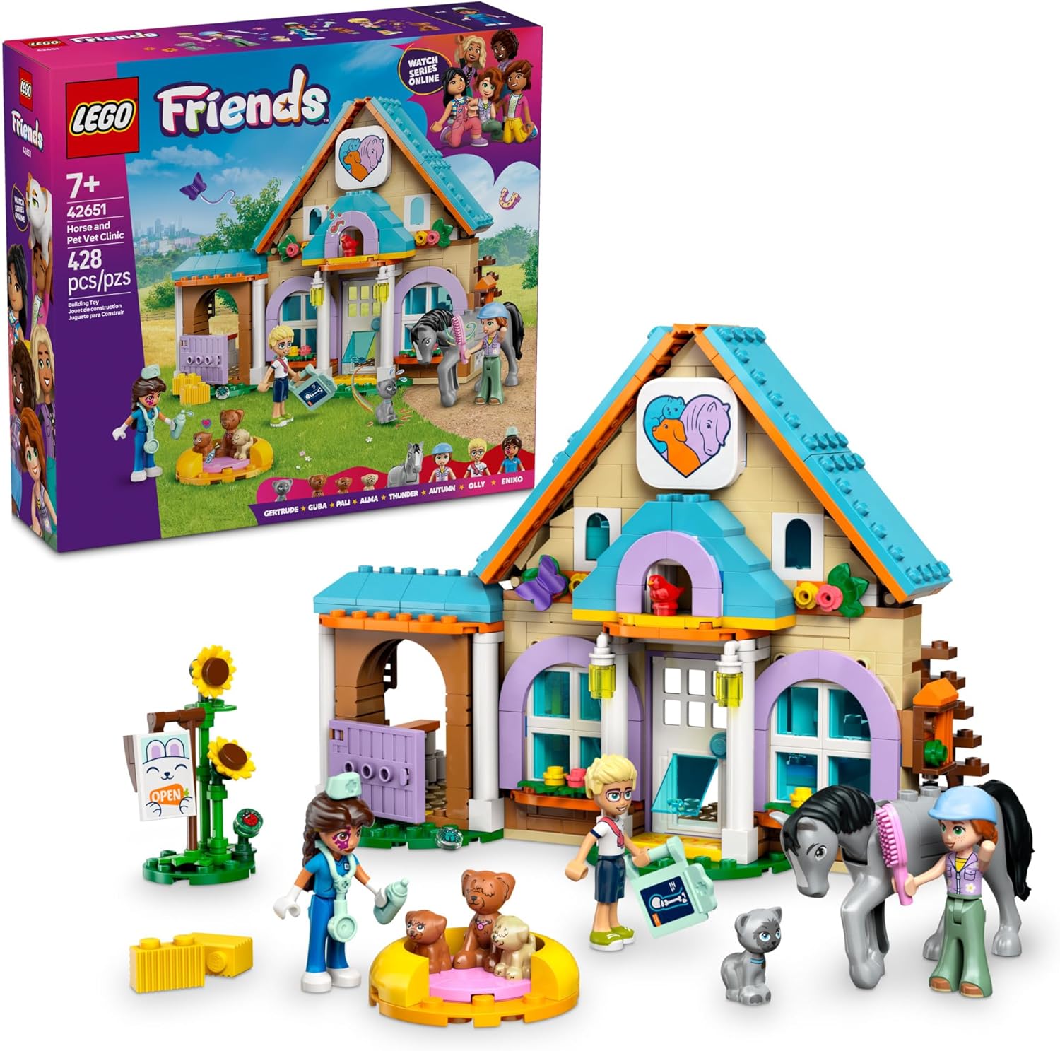 Friends Horse and Pet Vet Clinic-by-Lego