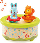 Friends Melody Wood Music Box by Djeco