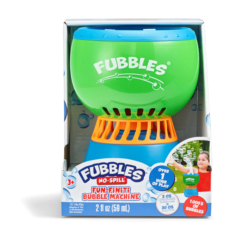 Fubbles No Spill Fun Finiti Bubble Machine by Little Kids