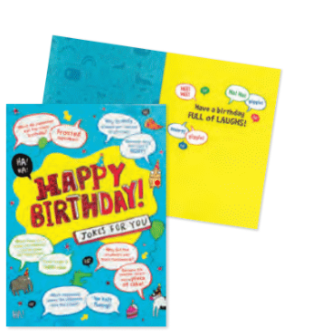 Full of Laughs Birthday Card by Peaceable Kingdom