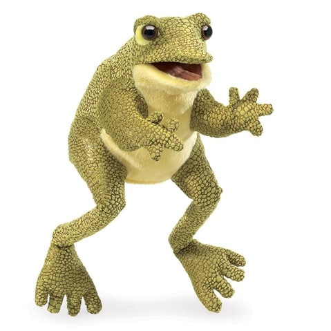 Funny Frog Hand Puppet by Folkmanis