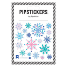 Fuzzy Snowflakes Sticker Sheet by Pipsticks
