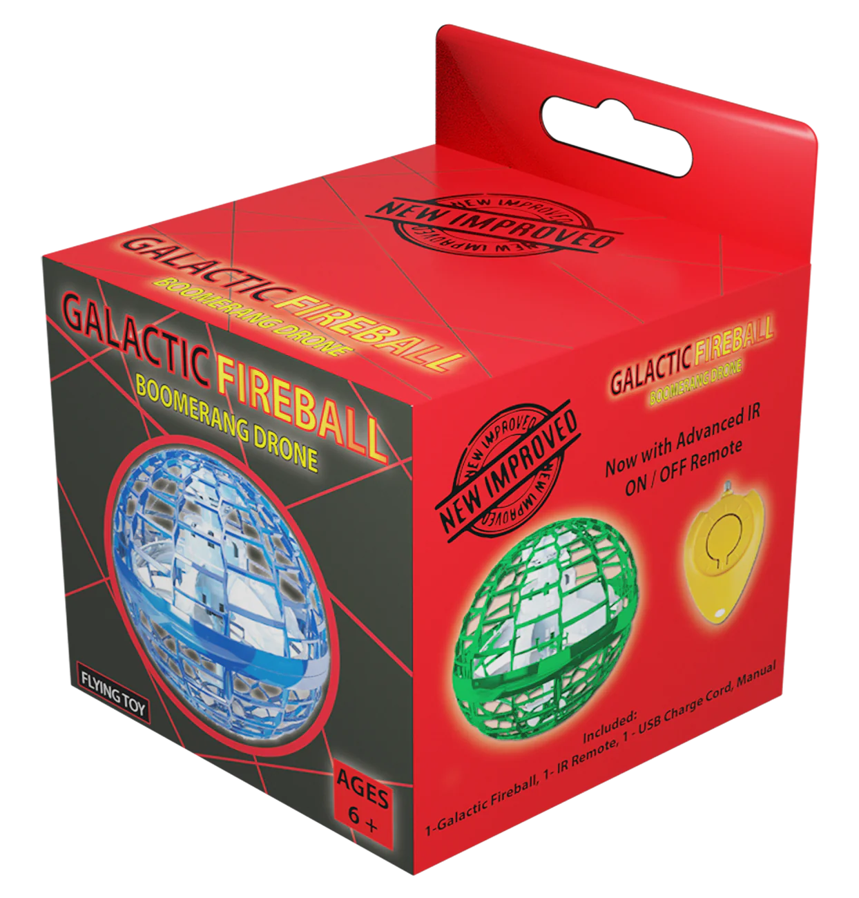 Galactic Fireball Boomerang Drone-by-Leading Edge