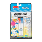Game On! Wipe-Off Activity Pad - On the Go Travel Activity-by-Melissa & Doug