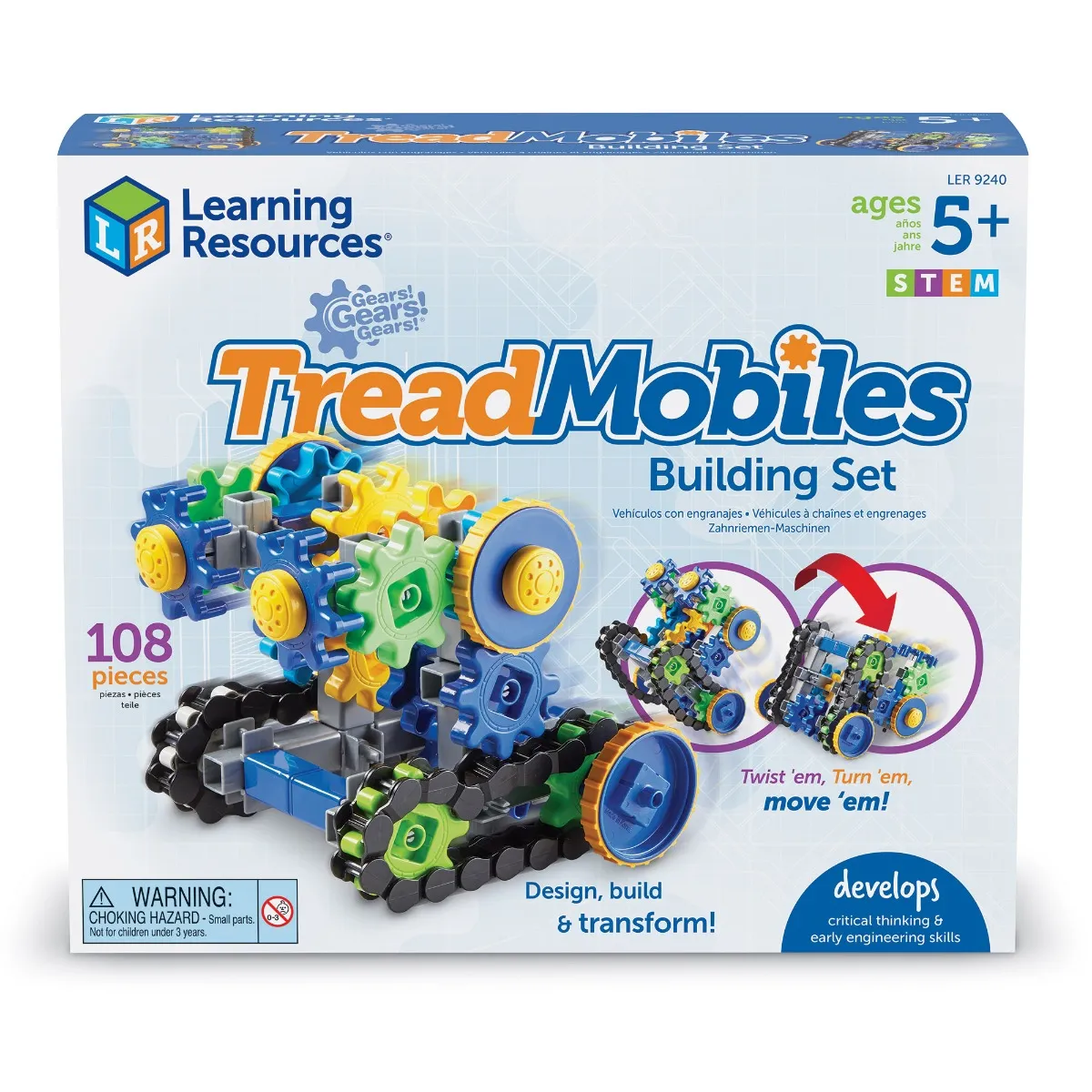 Gears Gears Gears TreadMobiles by Learning Resources