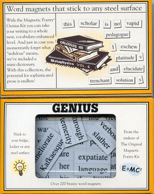 Genius Magnetic Poetry by Magnetic Poetry 1